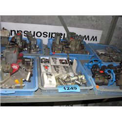 Shelf lot of industrial parts and components