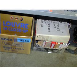 4 boxes of hard cover books