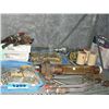 Image 1 : Shelf lot of assorted nuts bolts hardware and misc