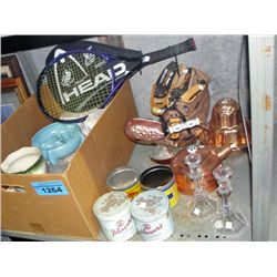 Shelf lot of ceramic cherub decorative pieces,