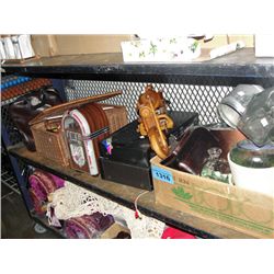 Shelf lot of misc items