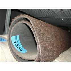 One roll of brown indoor /outdoor new carpeting