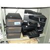 Image 1 : Shelf lot full of desk top printers