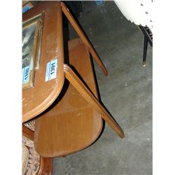 Wooden 2tier side table