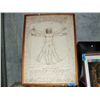 Image 1 : Framed leonardo davinci print