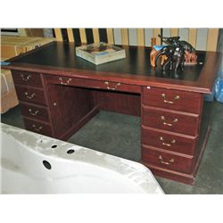 Double pedastol office desk