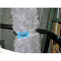 Small purple shag area rug