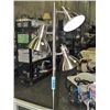 Image 1 : Brushed chrome floor lamp