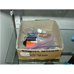 Lot of assorted lighter cases, box cutters, etc