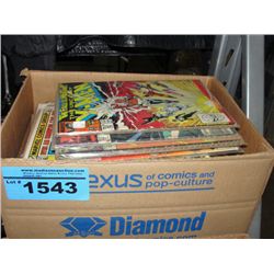 One box of collectors comics