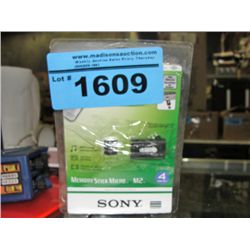 Bundle of 4 sony memory sticks