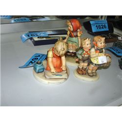 Group of 3 damaged hummel figurines