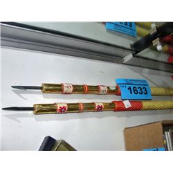 Pair of spanish bull fighters spears