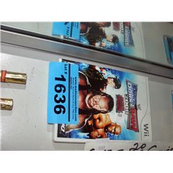 Nintendo wii smack down vs. raw 2008 game cartrige