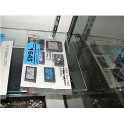 6 gameboy large color game cartridges