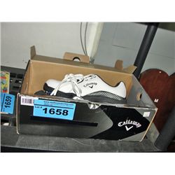 Pair of size 10.5 callaway mens golf shoes