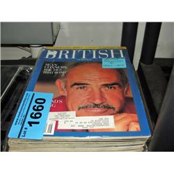 Lot of 21 british magazines from 1970-1990