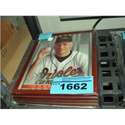 5 framed baseball pictures