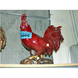 Ceramic rooster
