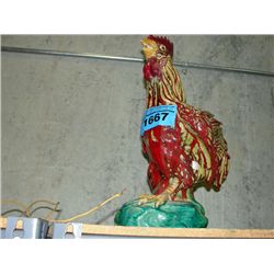 Ceramic rooster