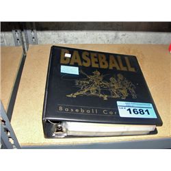 Sports collectors album of collectors baseball