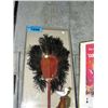 Image 1 : Primitive leather and feather fan