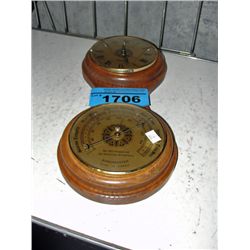 Baromaster clock and barometer weather station