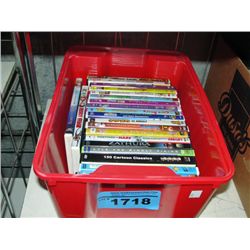 Box of childrens DVD movies