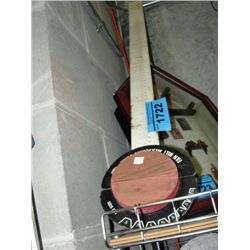 Vintage fan belt measuring scale