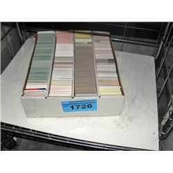 Box full of assorted collectors trading cards