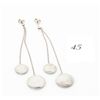 Image 1 : .925 silver estate dangle earrings