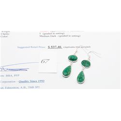 925 silver 14.66carat genuine crafted jadette