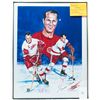 Image 1 : Framed Gordie Howe limited edition print