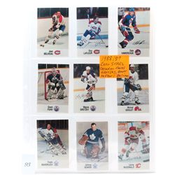 Collection of 9 1988-89 esso stars canadian teams