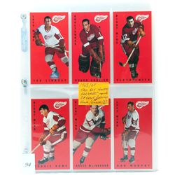 Collection of 1963-64 tall boy hockey parkhurst