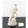 Genuine ivory carved bird figurine