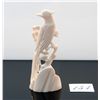 Genuine ivory carved bird figurine