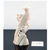 Genuine ivory carved bird figurine