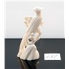 Genuine ivory carved bird figurine
