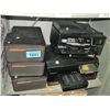 Image 1 : Shelf lot of desk top printers
