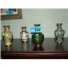 Image 1 : Lot of 4 oriental cloisenay vases
