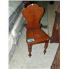 Image 1 : Early 1900 solid wood crafted side chair