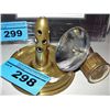 Image 1 : Trench art bullet ash tray and small lantern