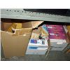 Image 1 : Shelf lot of assorted office supplies