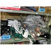 Image 1 : Shelf lot of misc electronics; weather stations,