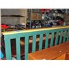 Image 1 : Green and natural queen size headboard