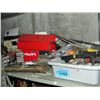 Image 1 : Shelf lot of tools hardware and misc