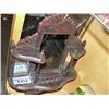 Image 1 : VIntage wood carved hanging mirrored back