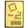 Image 1 : 1 gram Gold Bar (Secondary Market) .999+ Fine