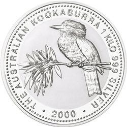 Australian Kookaburra Kilo Silver 2000